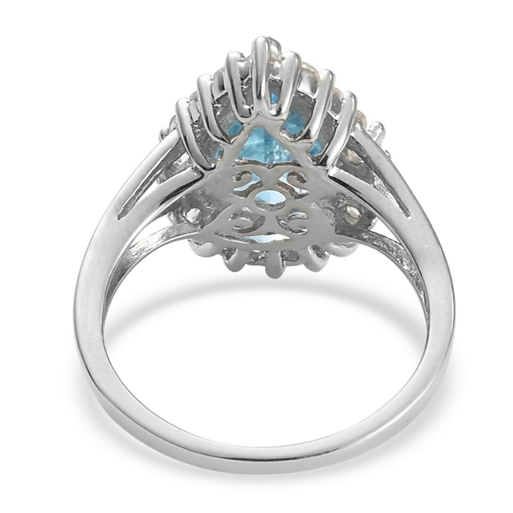 PREMIUM BLUE TOPAZ RING - Picture 5 of 8